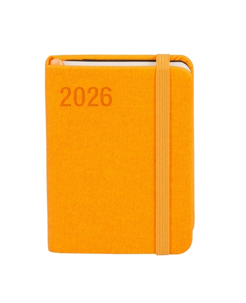 Kalendarz książkowy A7 TDW Awangarda pomarańczowy Antra